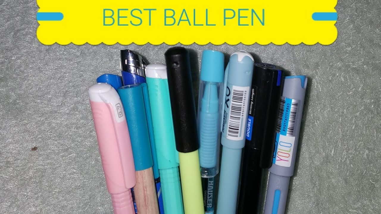 Best ball pen for exams  Hauser XOflair Yolo Cello butter flowall 