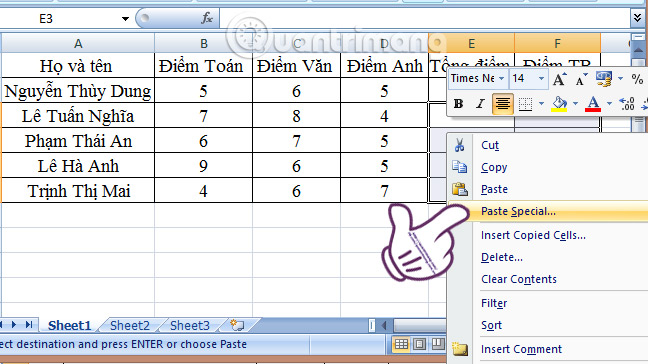 Instructions on how to copy formulas in Excel  TipsMakecom