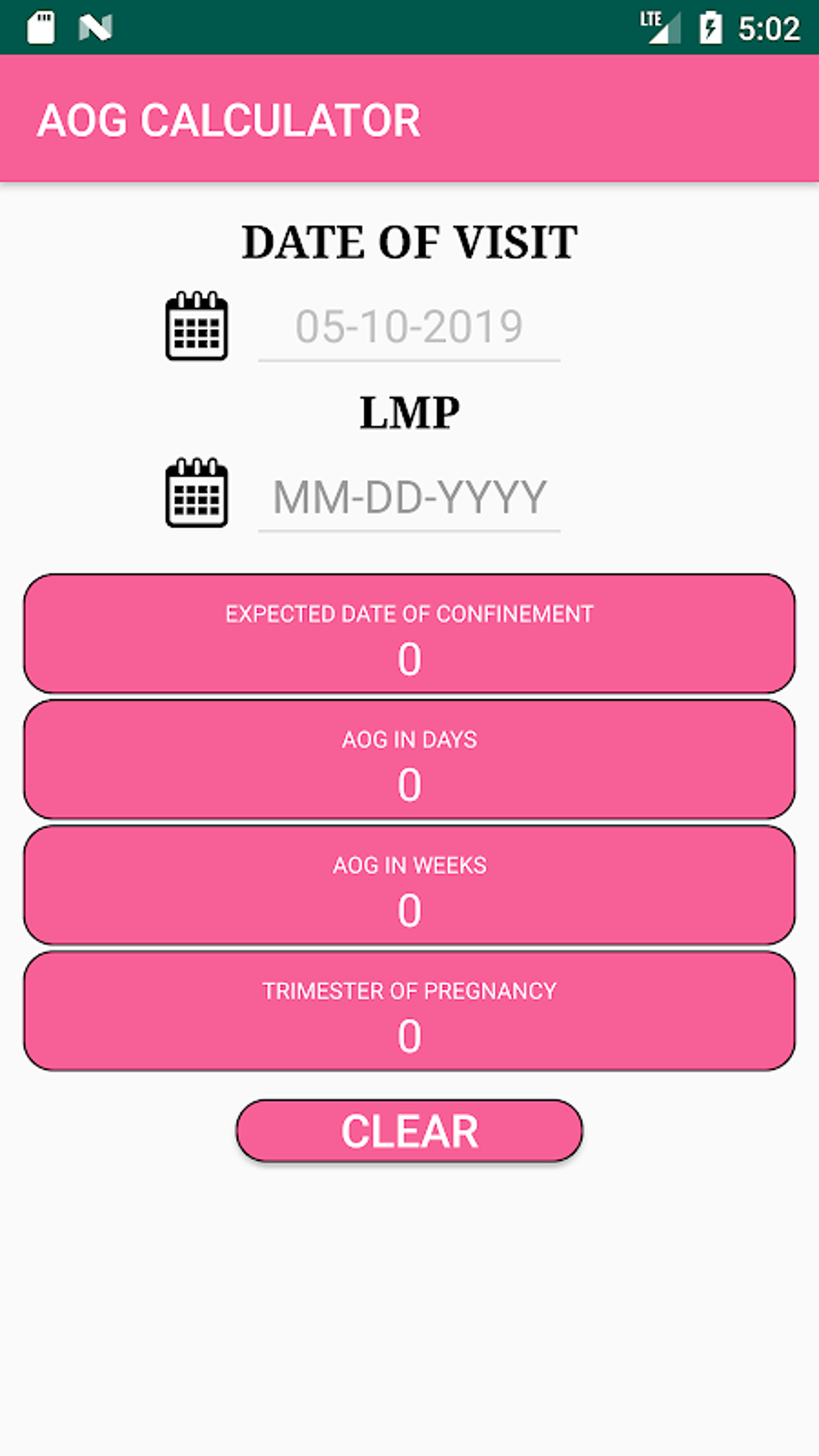 AGE OF GESTATION CALCULATOR APK  Android  