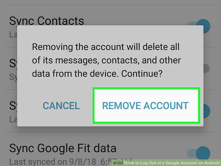 3 Ways to Log Out of a Google Account on Android  wikiHow Tech