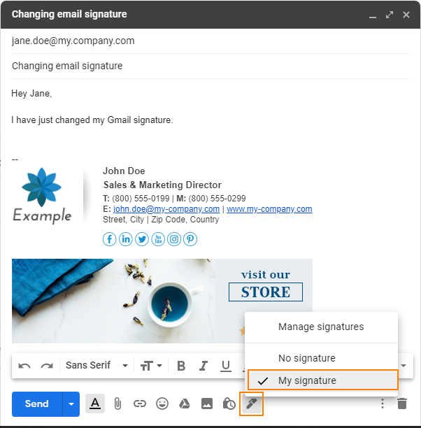 How to Change Signature in Gmail in Urdu