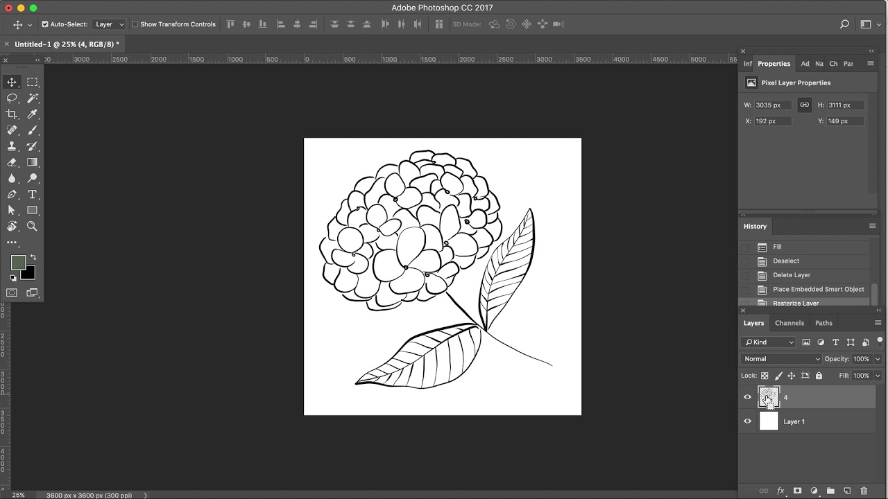 How to Change the Color of Line Art on Photoshop  YouTube