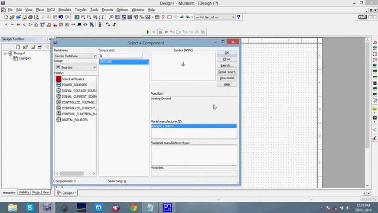 Basic Multisim Simulation  YouTube