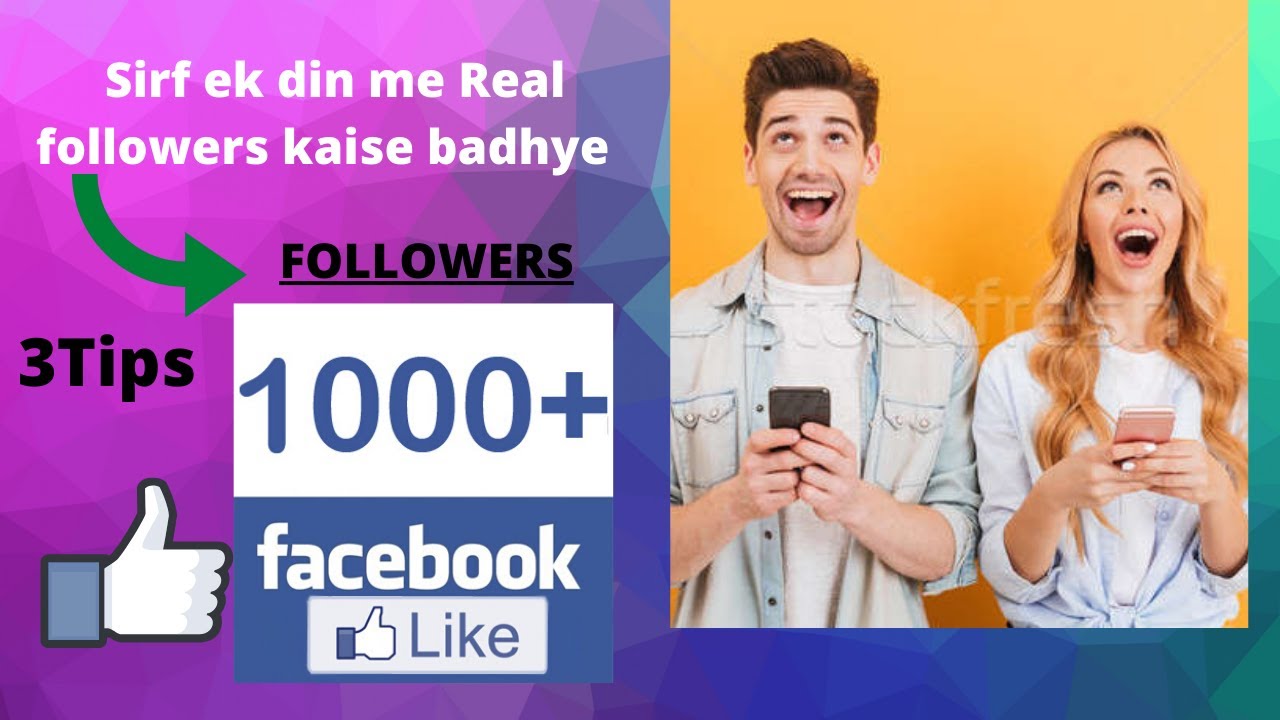 How can I get followers on Facebook  how to increase followers on 