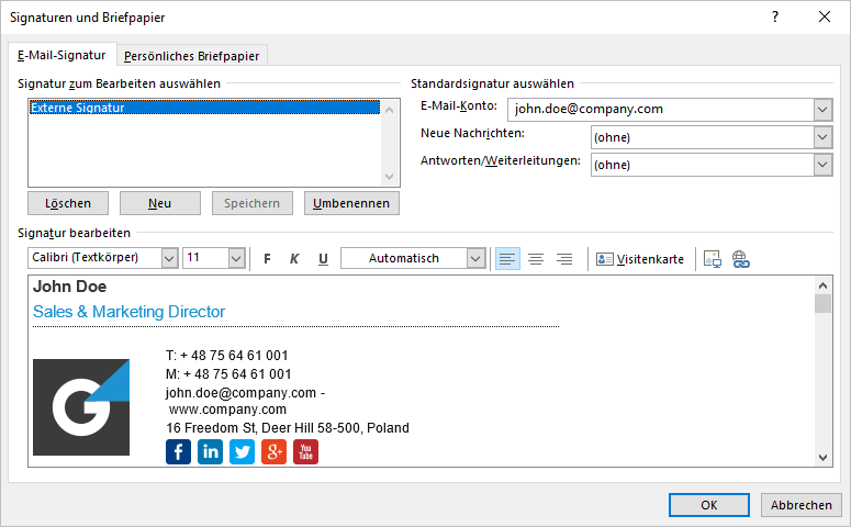 How to Set Up Signature in Outlook in Urdu
