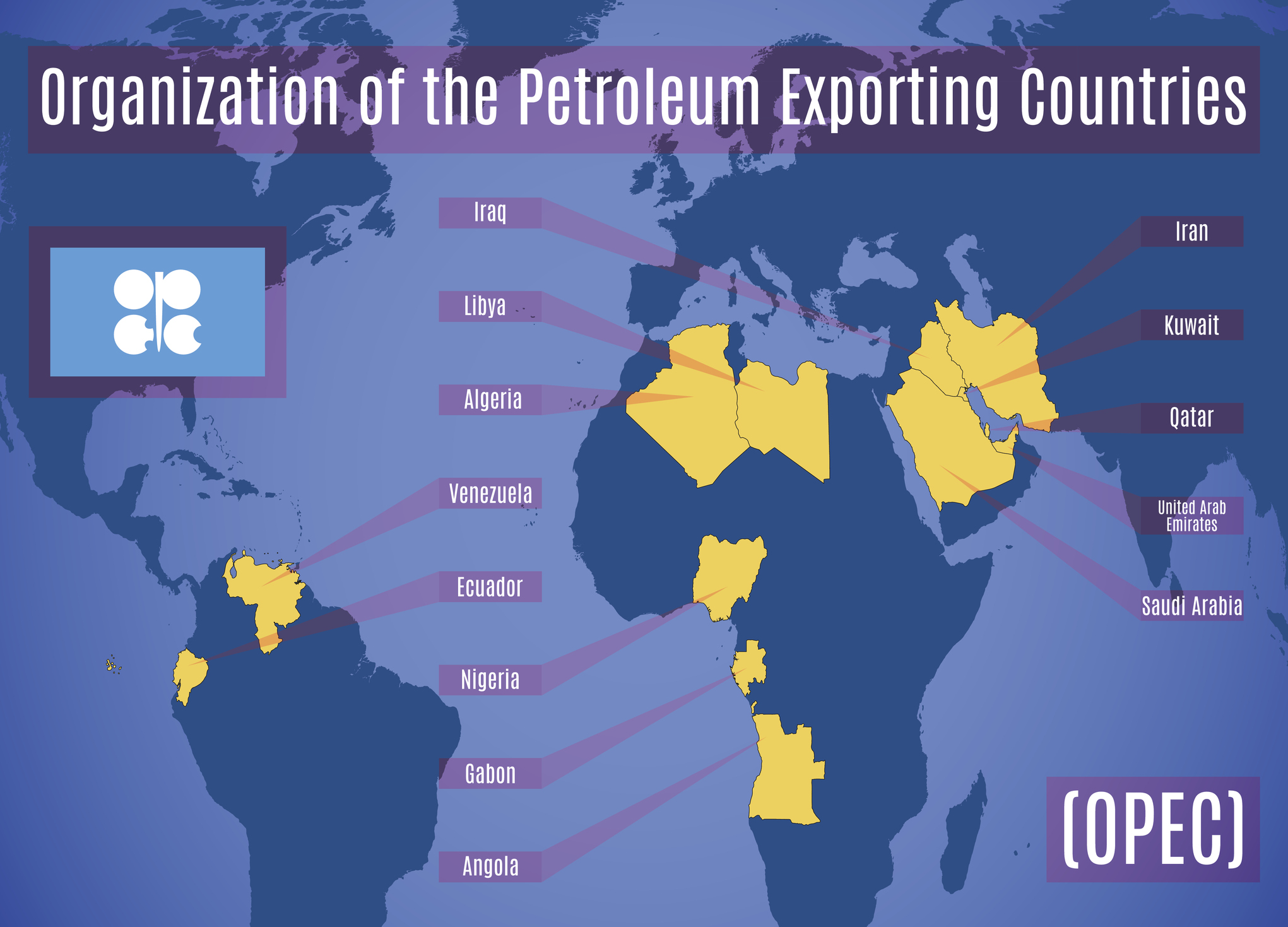 How Many Members of OPEC in Urdu