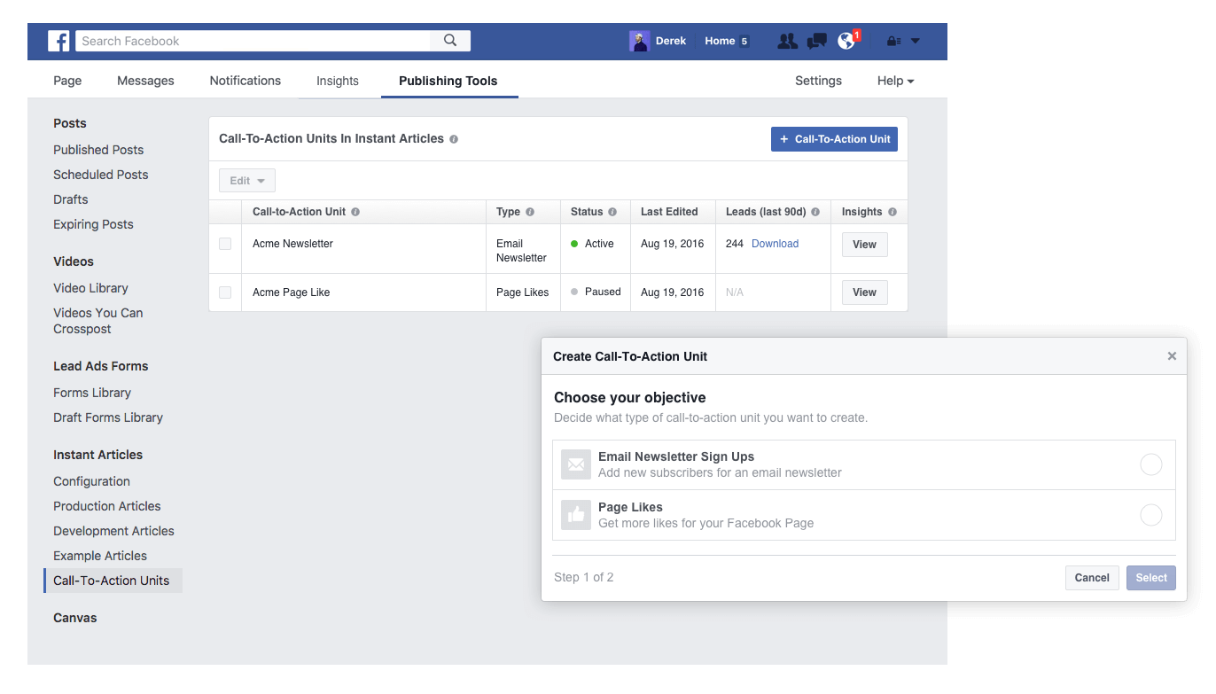 Facebook macht Instant Articles fr Publisher attraktiver CallTo 