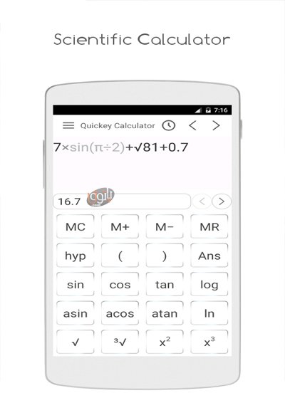         Quickey Calculator  Scientific 