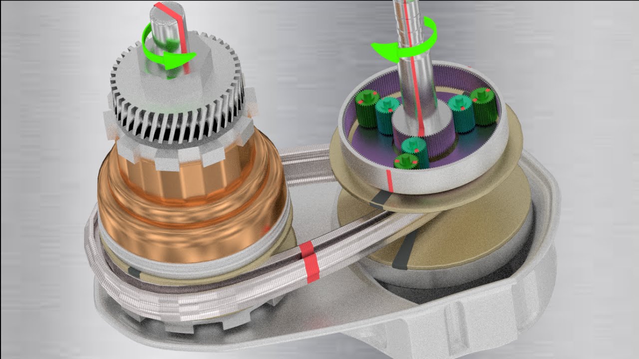 How a CVT Transmission Works in Urdu