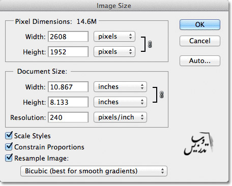 How to Change Image Height and Width in Urdu