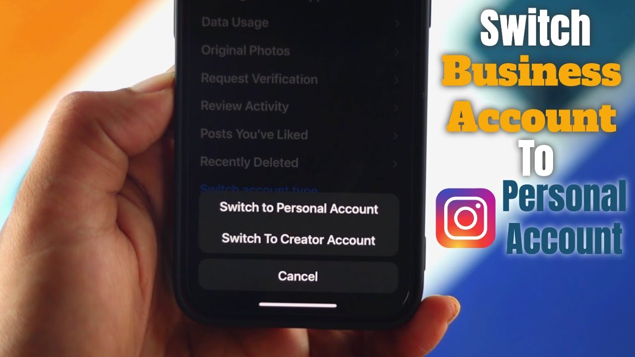 How to Switch Back to Personal Account on Instagram in Urdu