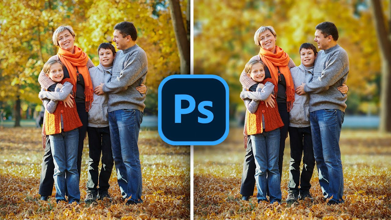 How to BLUR backgrounds in Photoshop  YouTube