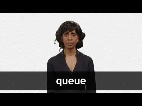 How to pronounce QUEUE in English  Collins