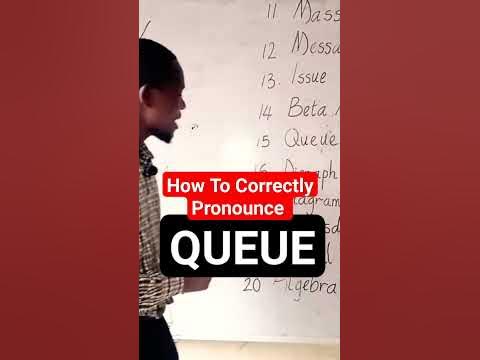 How to Pronounce Queue in Urdu