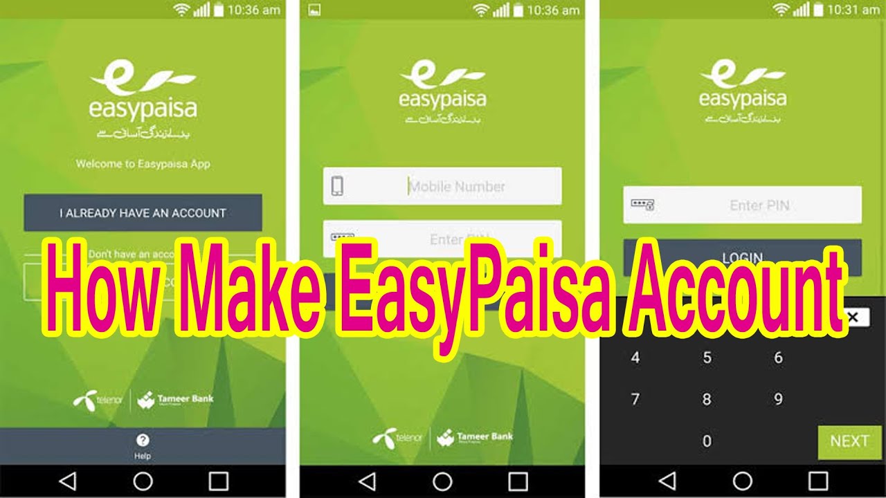 How to Make EasyPaisa Account on Mobile And Get 50 Rs Free Balance 