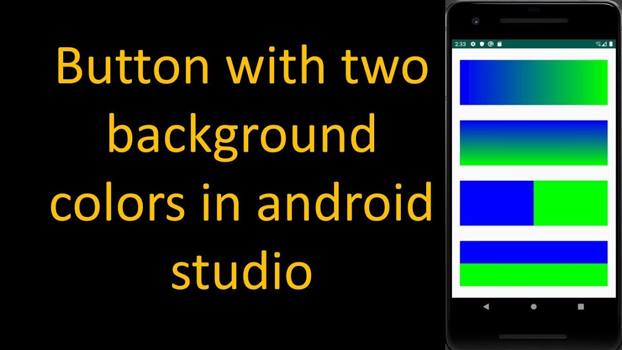 How to Change Background Color of App in Android Studio in Urdu