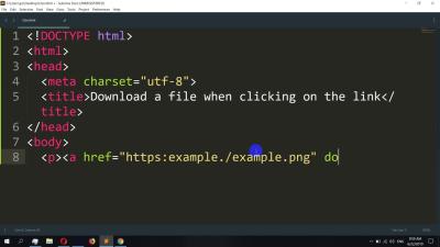 How to Add Download File in HTML in Urdu