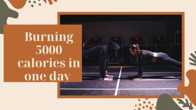How to Burn 5000 Calories a Day at Home in Urdu