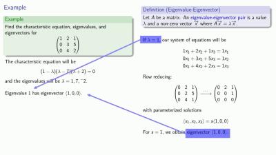 How to Find Eigenvalues in Urdu