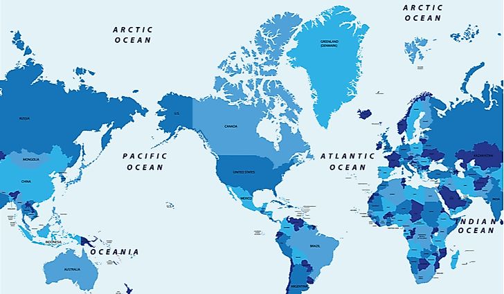 How Many Oceans Are There  WorldAtlascom