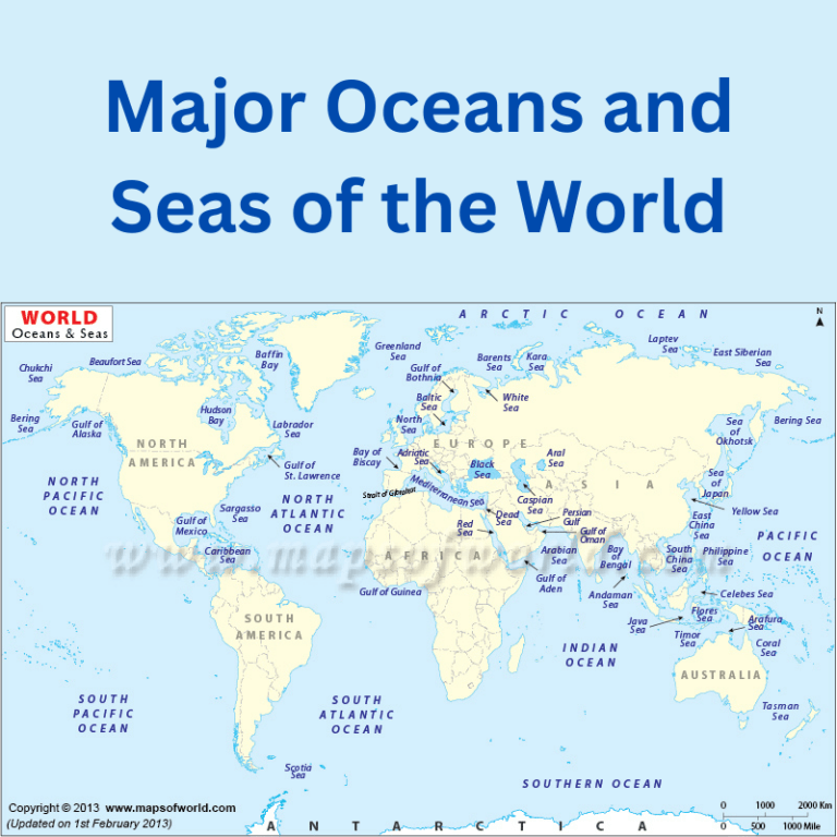 How Many Oceans Are There in the World in Urdu