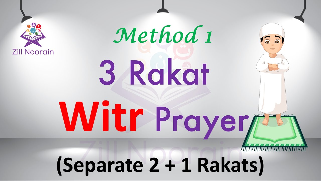 How to Offer Witr in Isha Prayer in Urdu