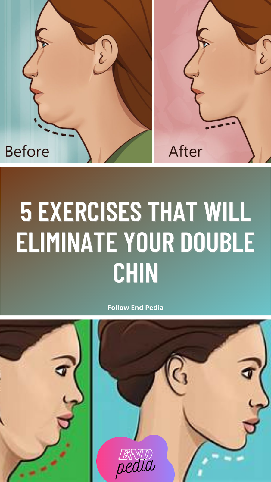 5 Exercises That Will Eliminate Your Double Chin