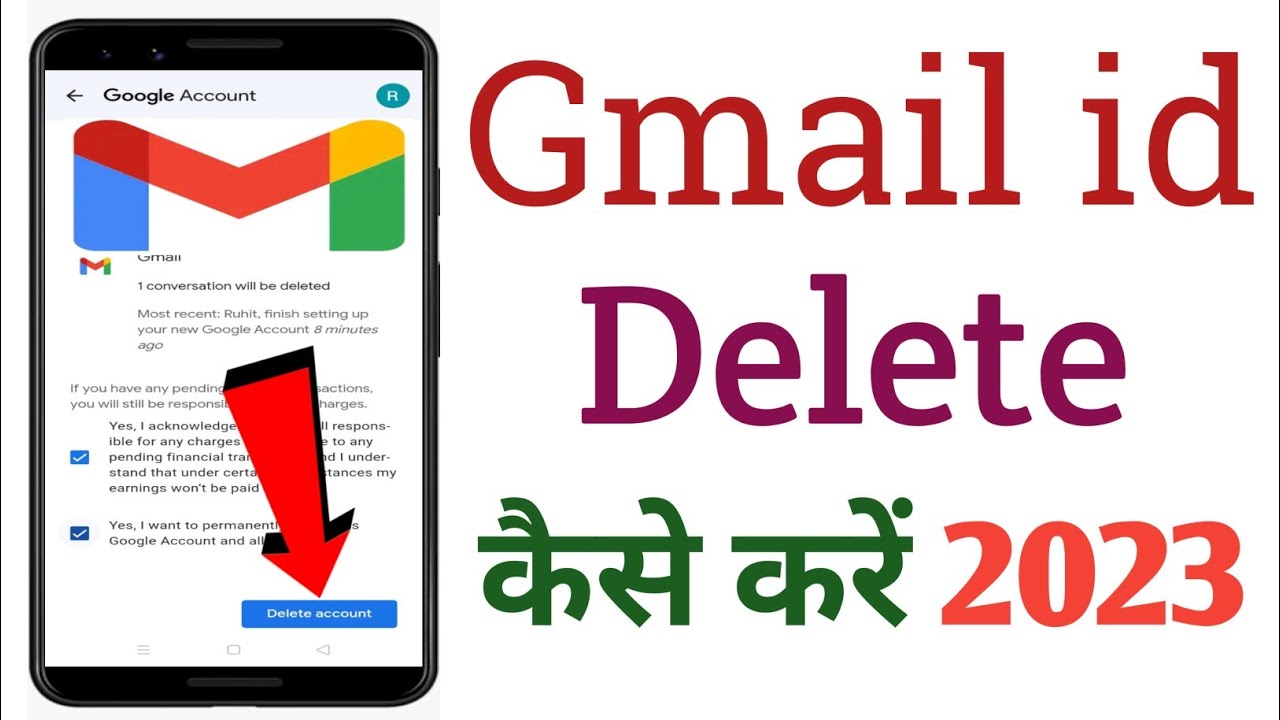 Gmail id delete kaise kare  Gmail account delete kaise kare  How to 
