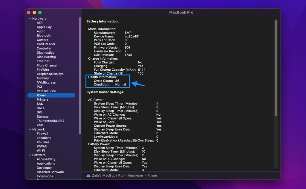 How To Check Battery Cycle Count And Condition Of A MacBook  iOS Hacker