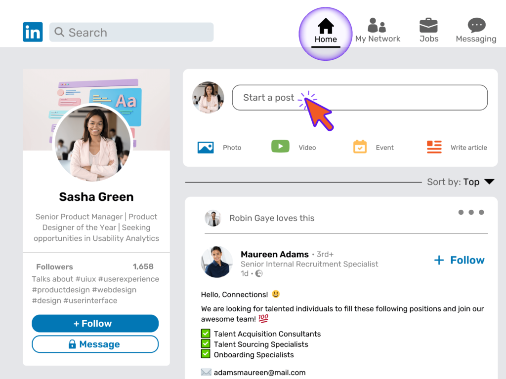 How to Copy LinkedIn Profile Link in Urdu