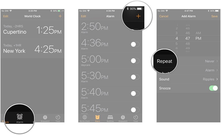 iPhone Alarm How to Set iPhone Alarm