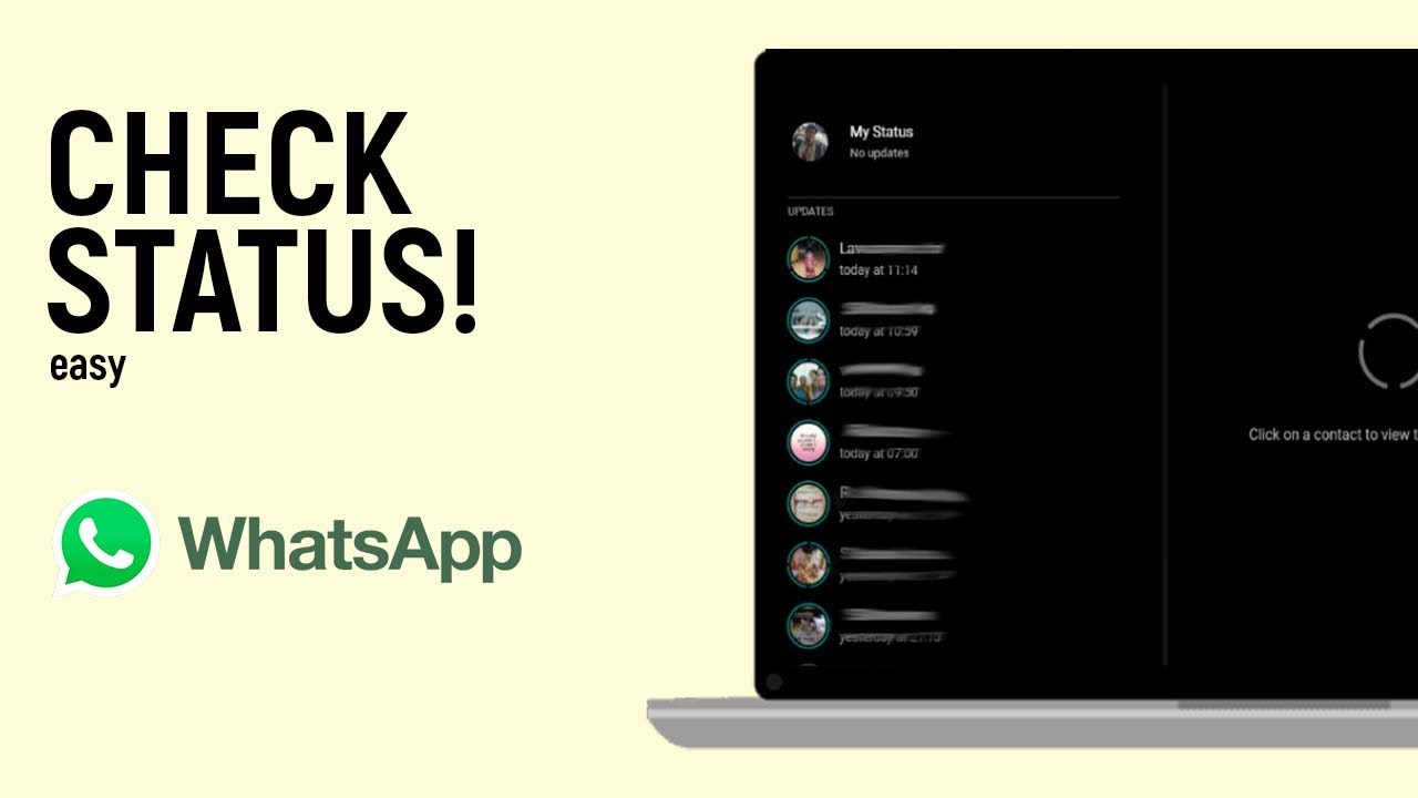 How to View Status on WhatsApp Web  YouTube