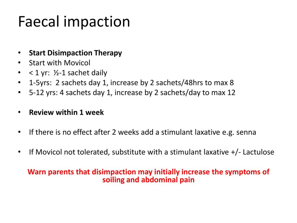 How Long Does Movicol Take to Work for Faecal Impaction in Urdu