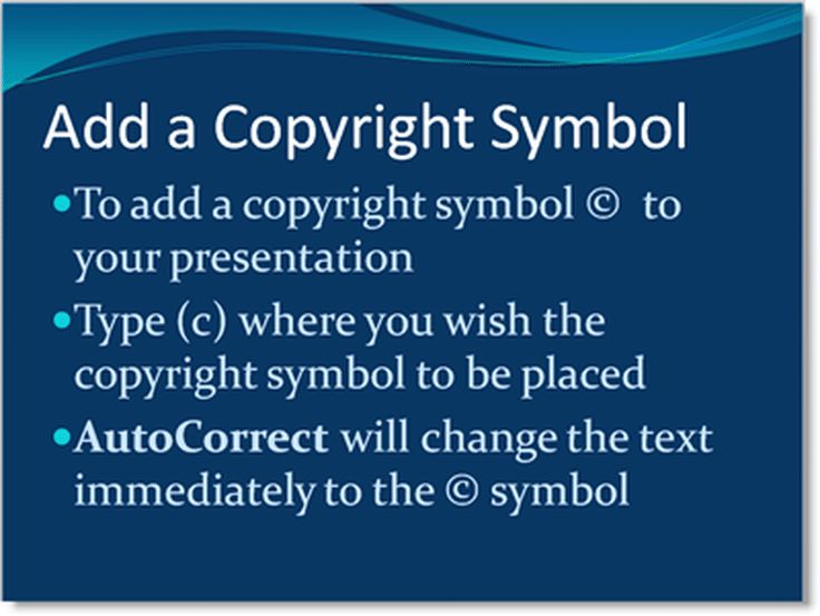 How Do You Insert a Copyright Symbol or Emoji in PowerPoint 