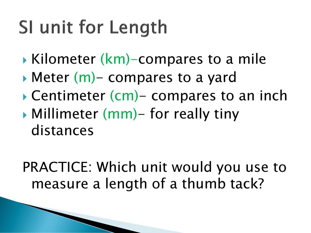 Measuring Using the Metric System  ppt download
