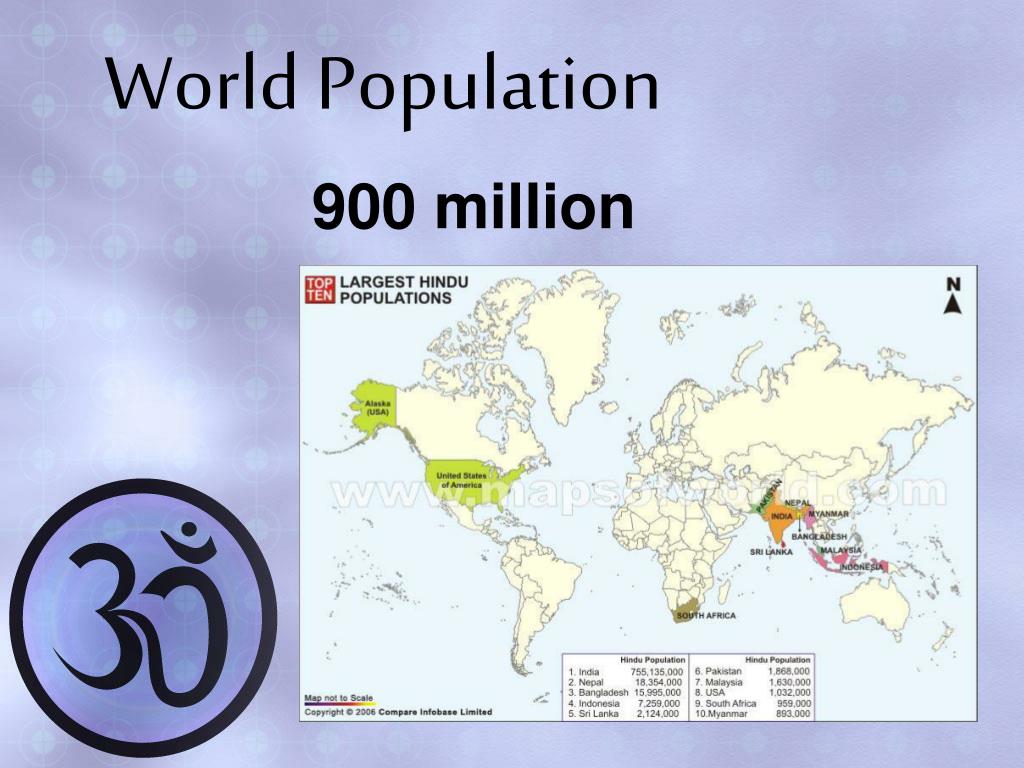 How Many Hindus in the World in Urdu
