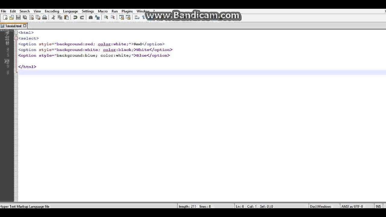 How to Add Select Option in HTML in Urdu