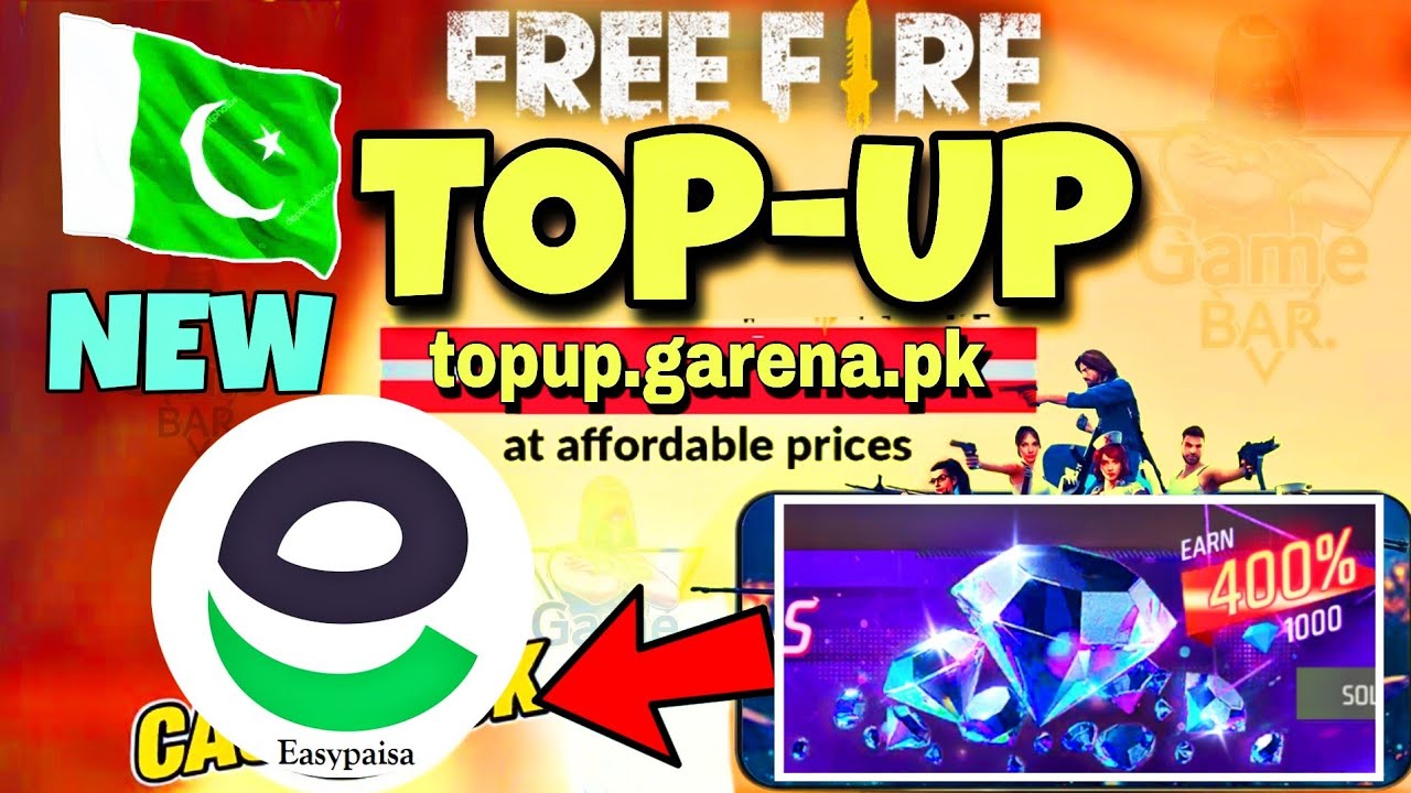How to Top Up in Free Fire in Urdu