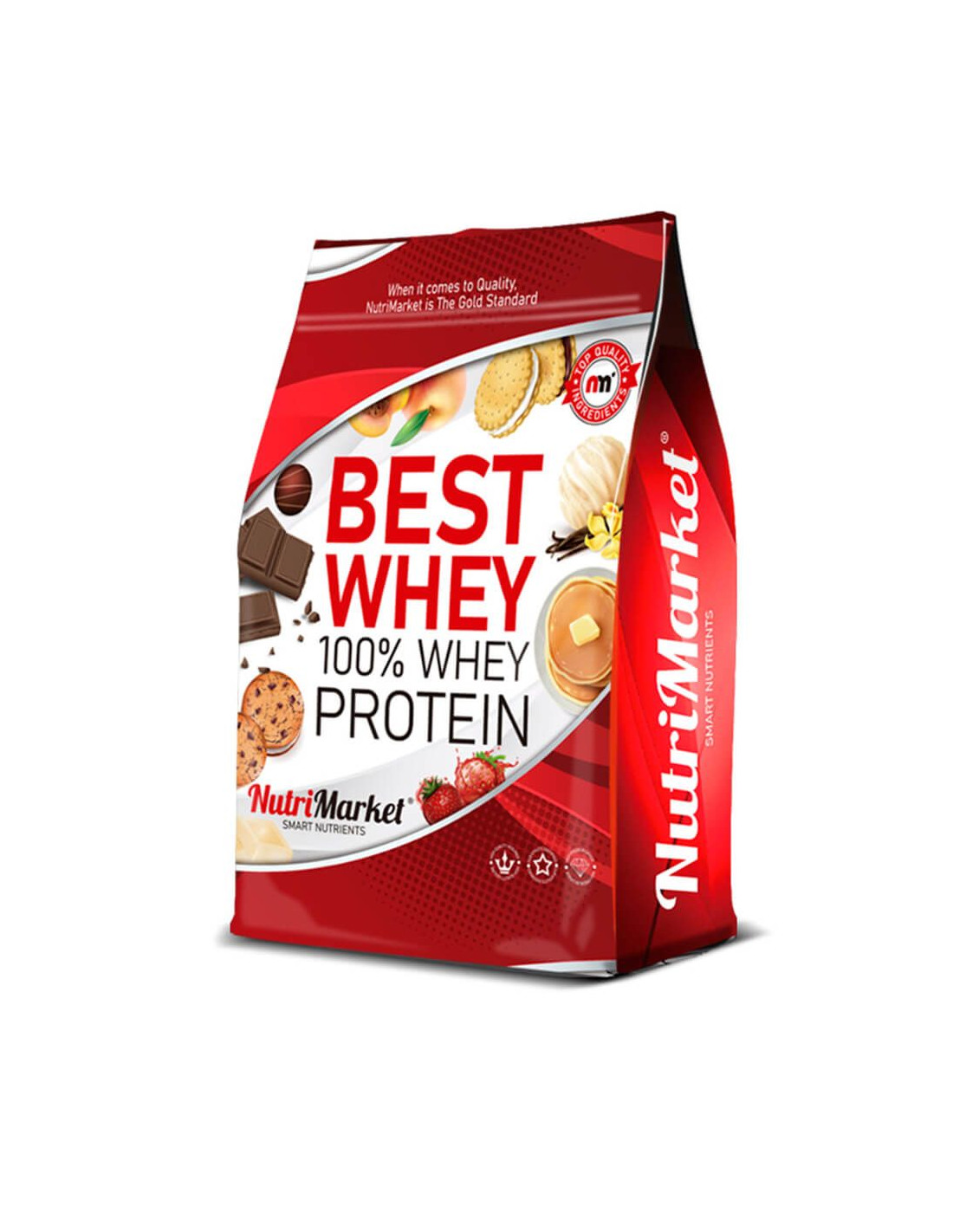New 100 Whey Protein 1kg de Nutrimarket Online  Saco
