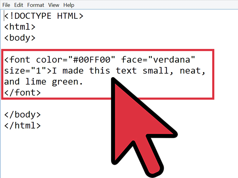 How to Change Font Size in HTML Code in Urdu