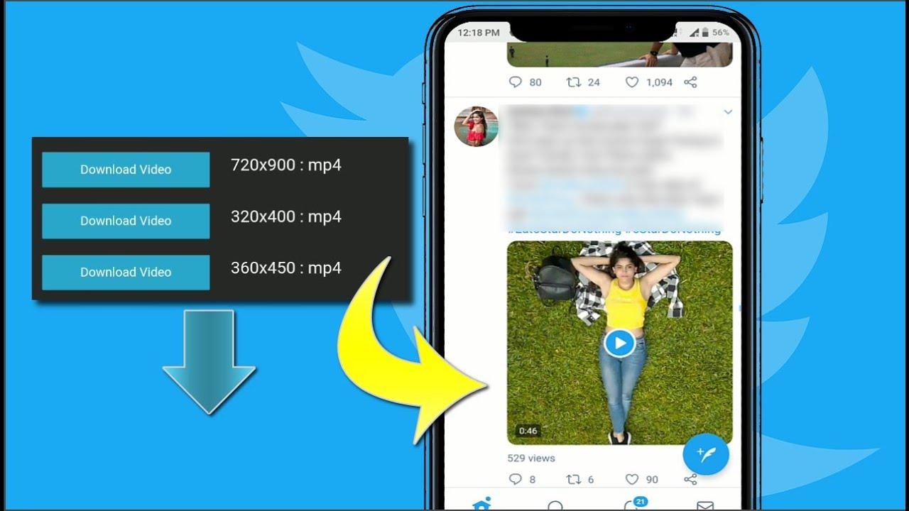 How to Download Twitter Videos in Android without Using App  YouTube