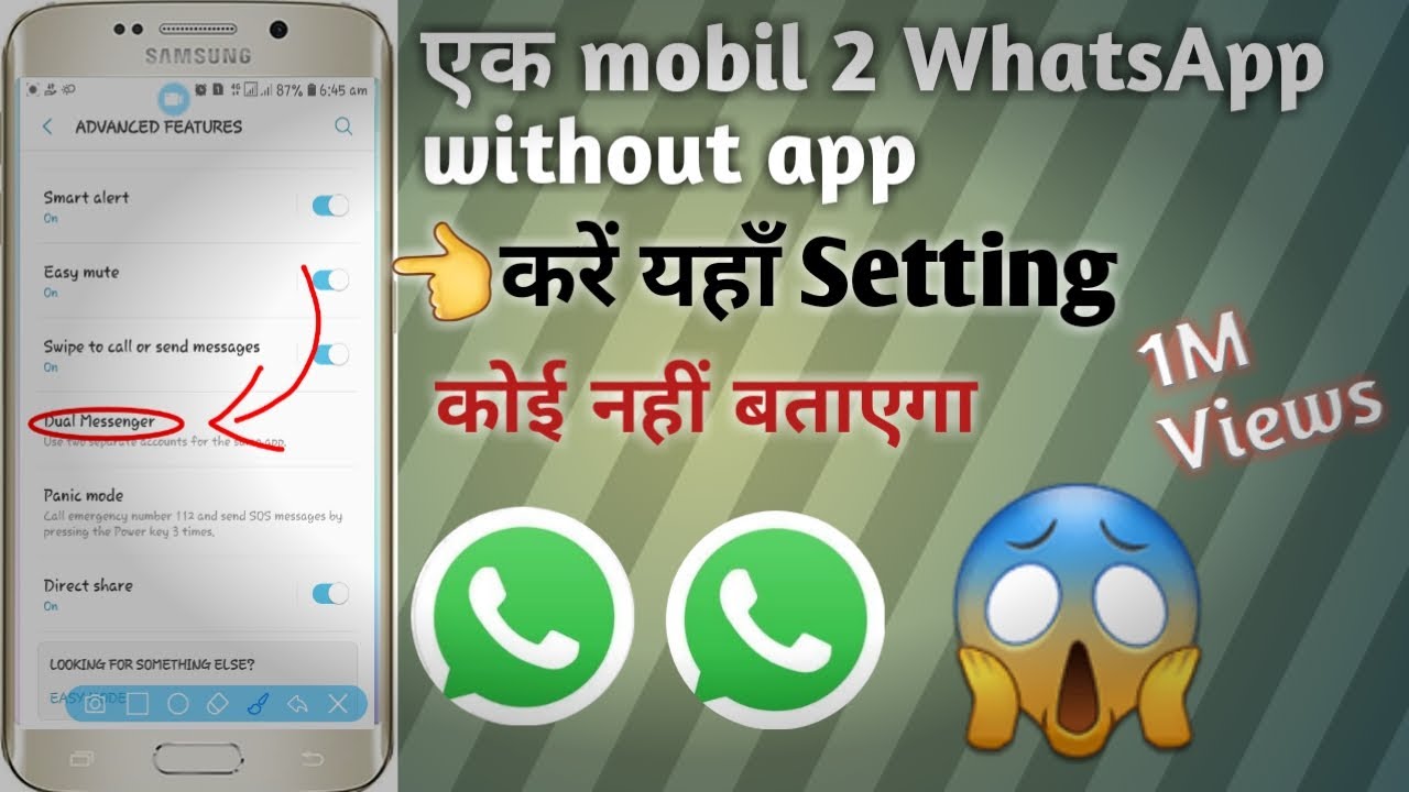 Two WhatsApp     apps  install   Dual messenger 