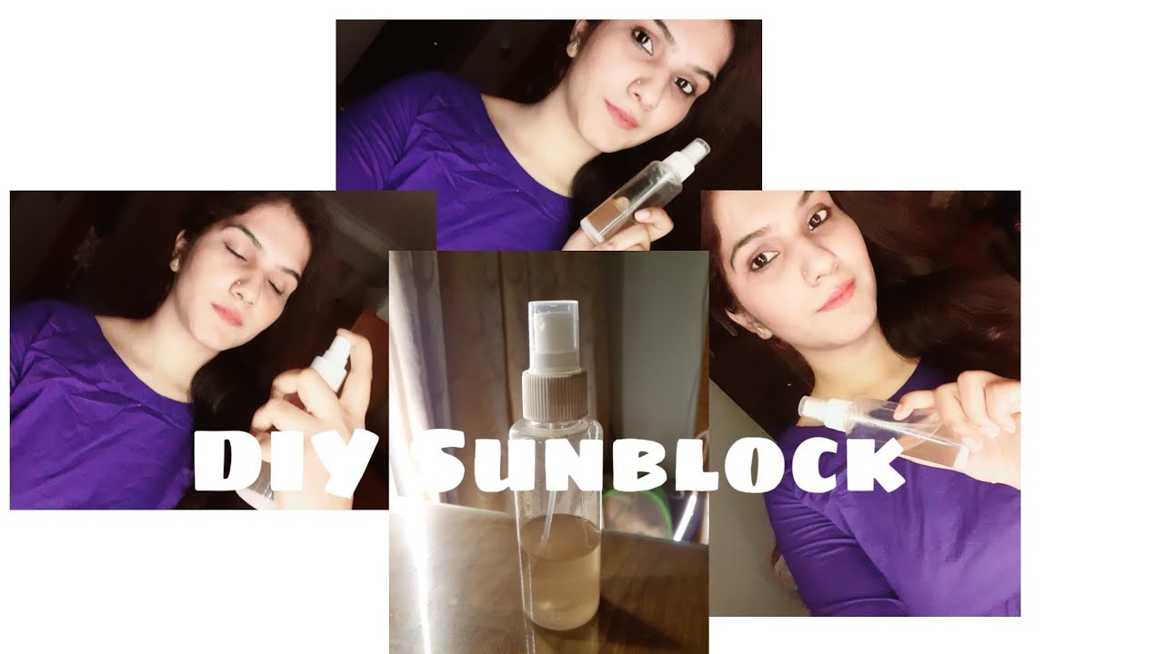 Make sunblock at home sunheat protection  YouTube