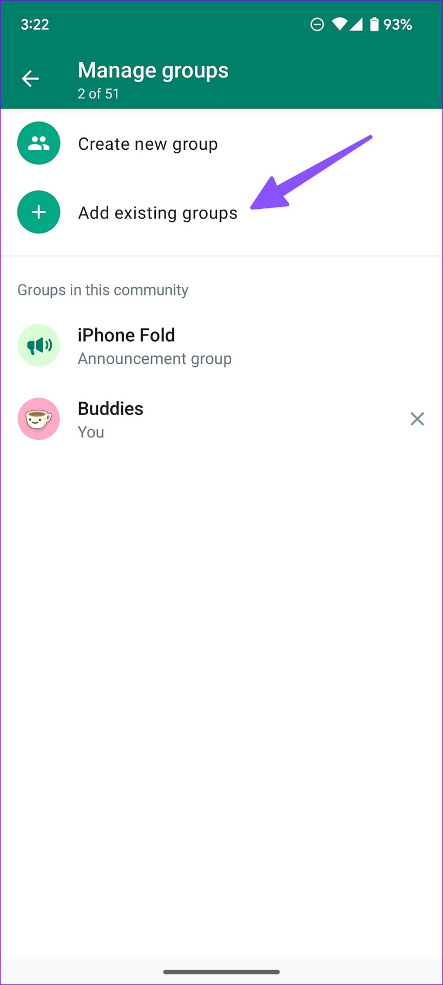 So verwalten Sie Gruppen in einer WhatsAppCommunity  Moyens IO