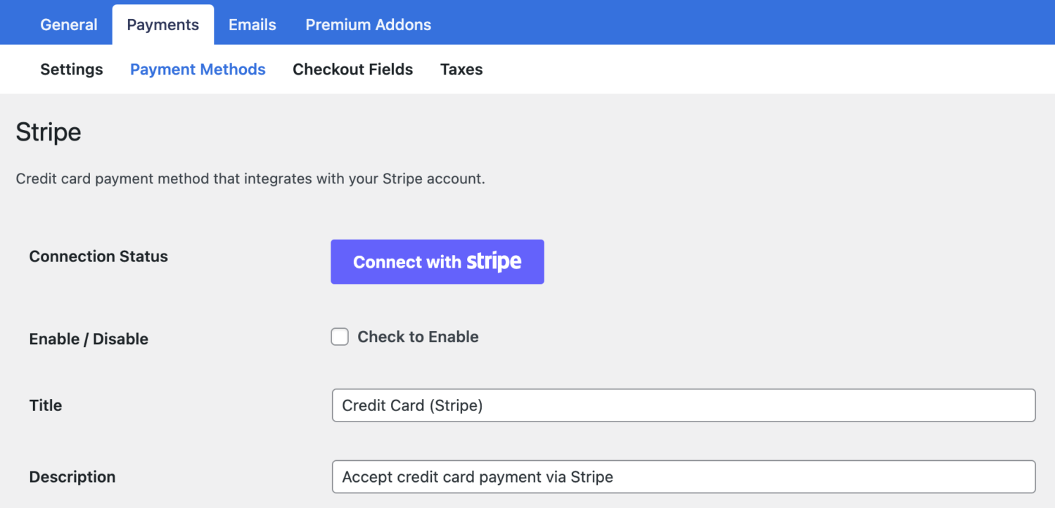Setting Up Stripe to Accept Payments in WordPress  ProfilePress