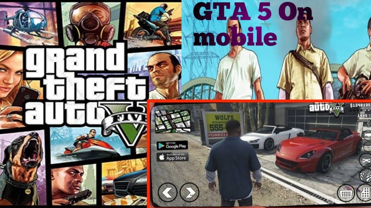 How to Play GTA 5 in mobileGTA 5 gameplay video in mobile by using