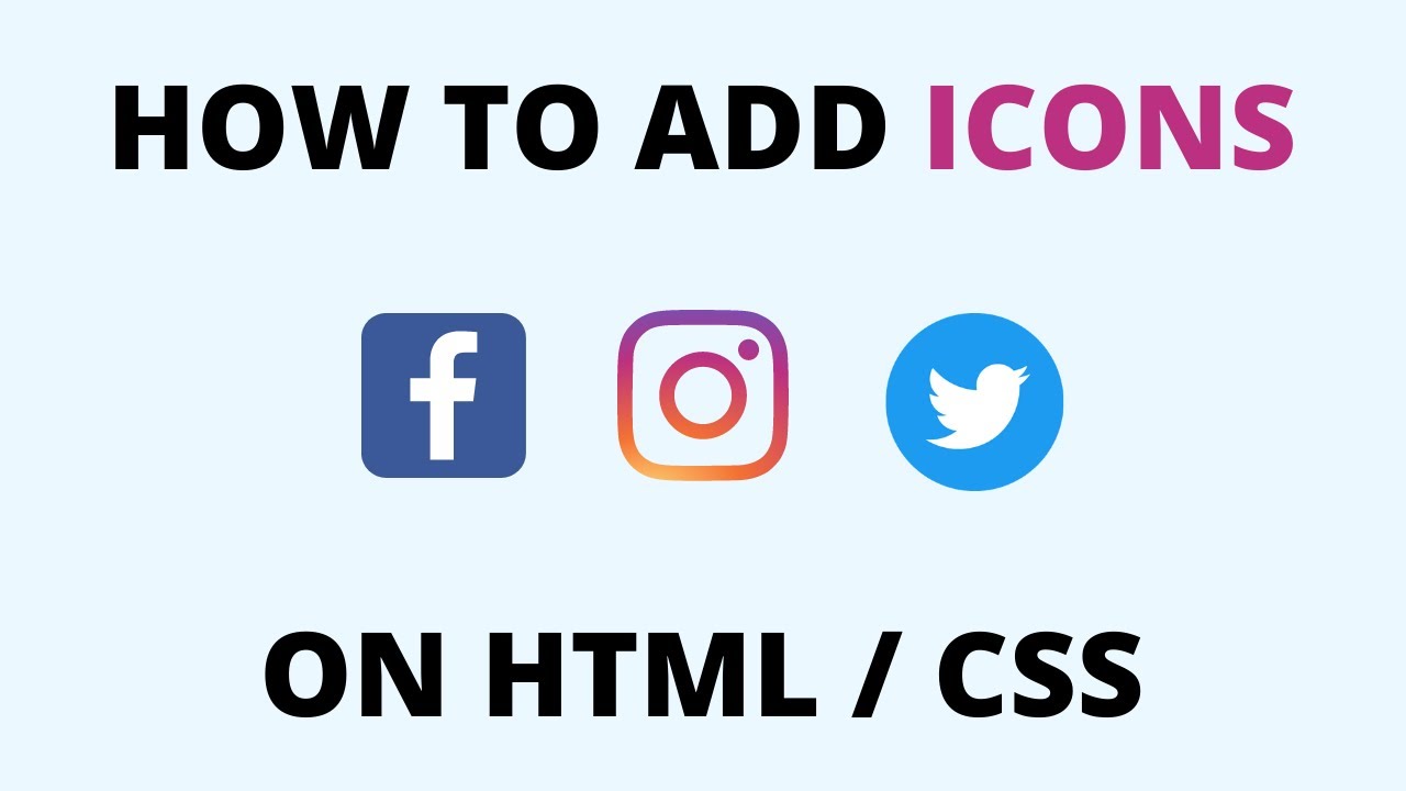 How to Add Icons on HTML Website  Styling Icons with CSS  Flaticon 
