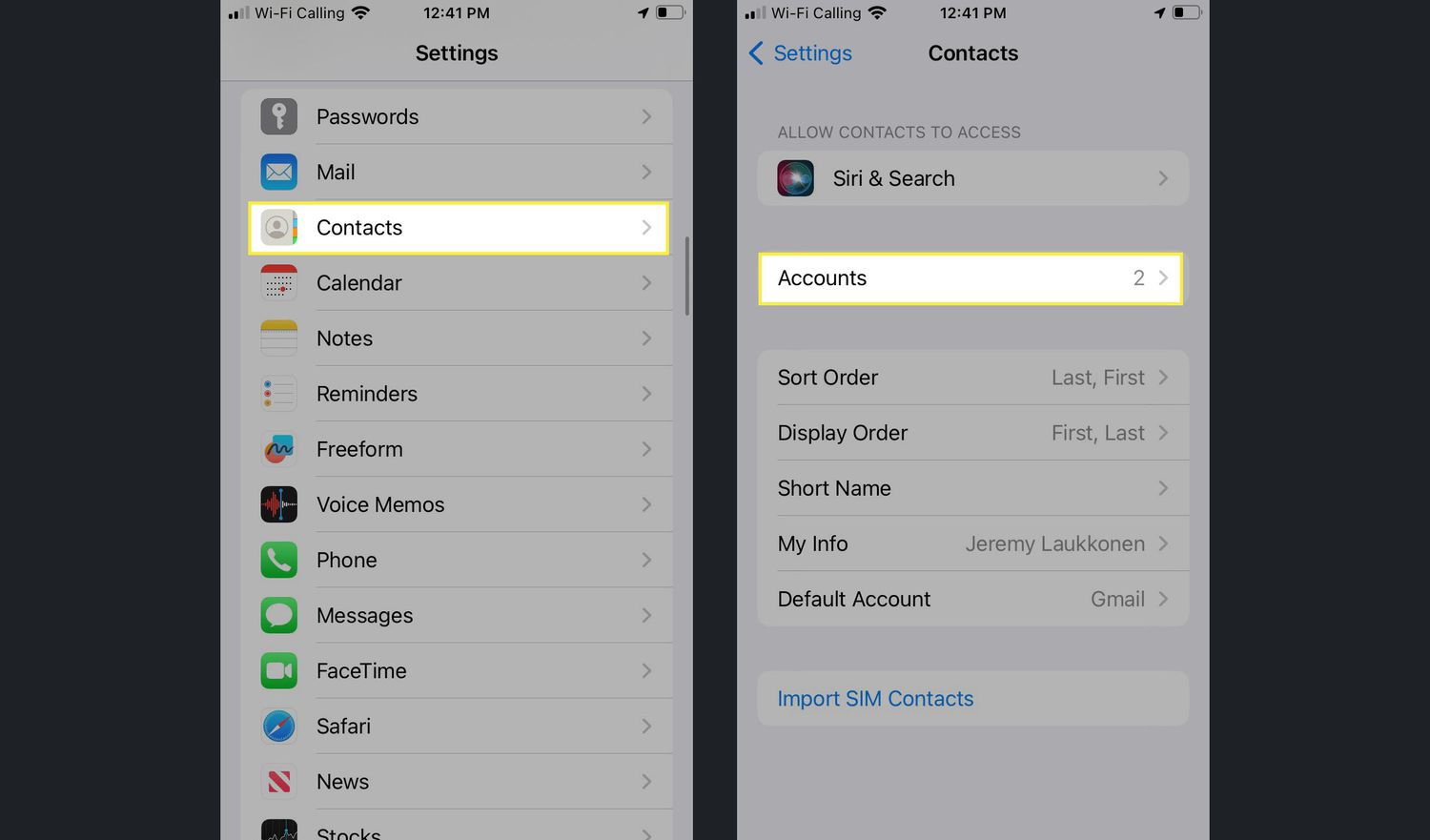 How to Transfer Contacts From iPhone to Android