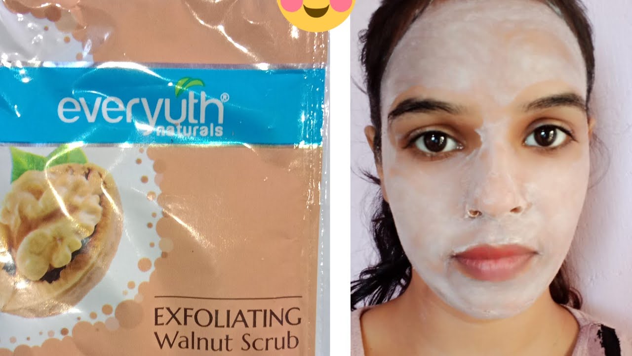 How to use face scrub Everyuth scrub how to apply face scrub at Home 