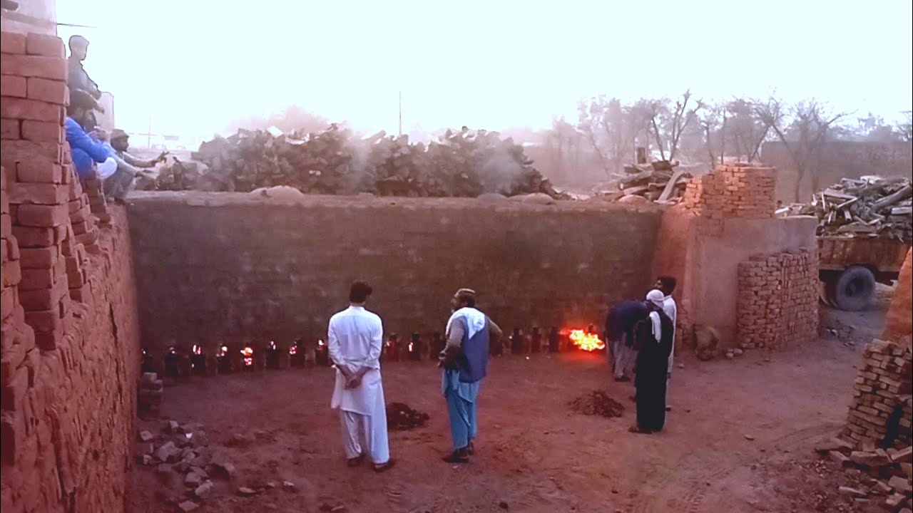 How to fire a brick kiln          